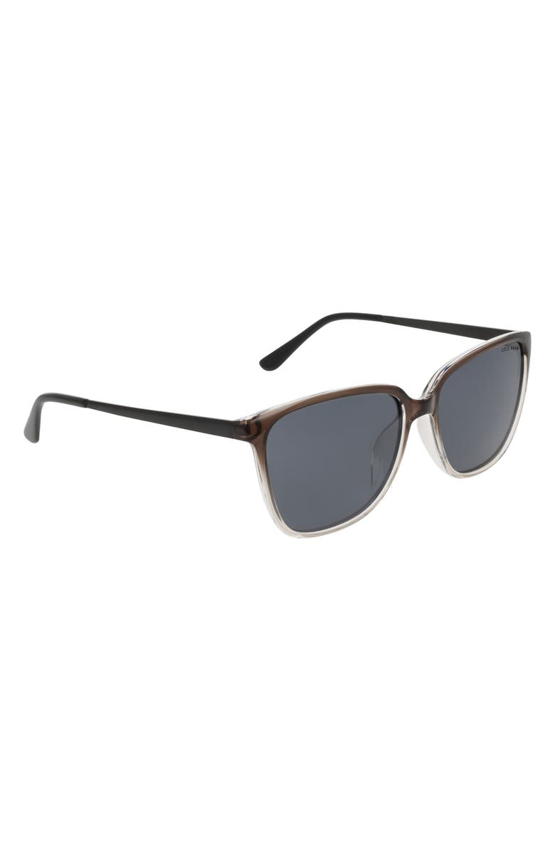 Cole Haan 57mm Square Sunglasses, Alternate, color, Smoke Gradient