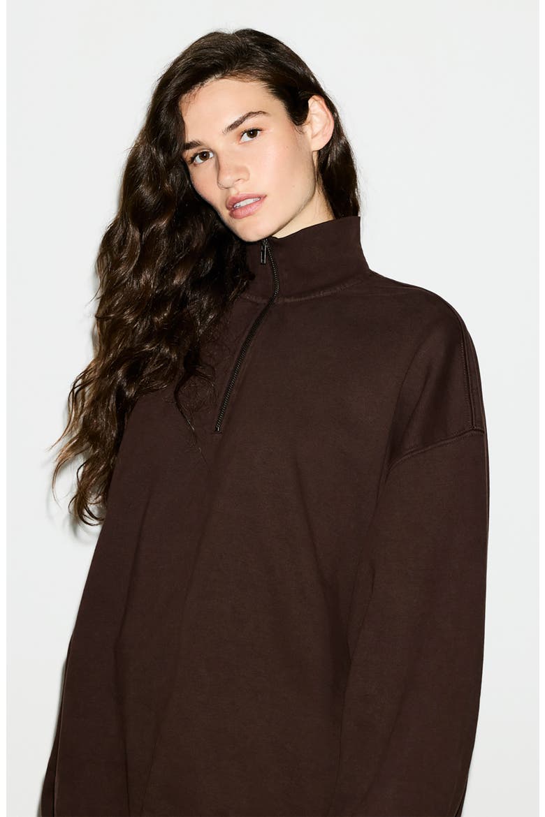 Slouchy Half Zip Pullover (Women) | Nordstrom
