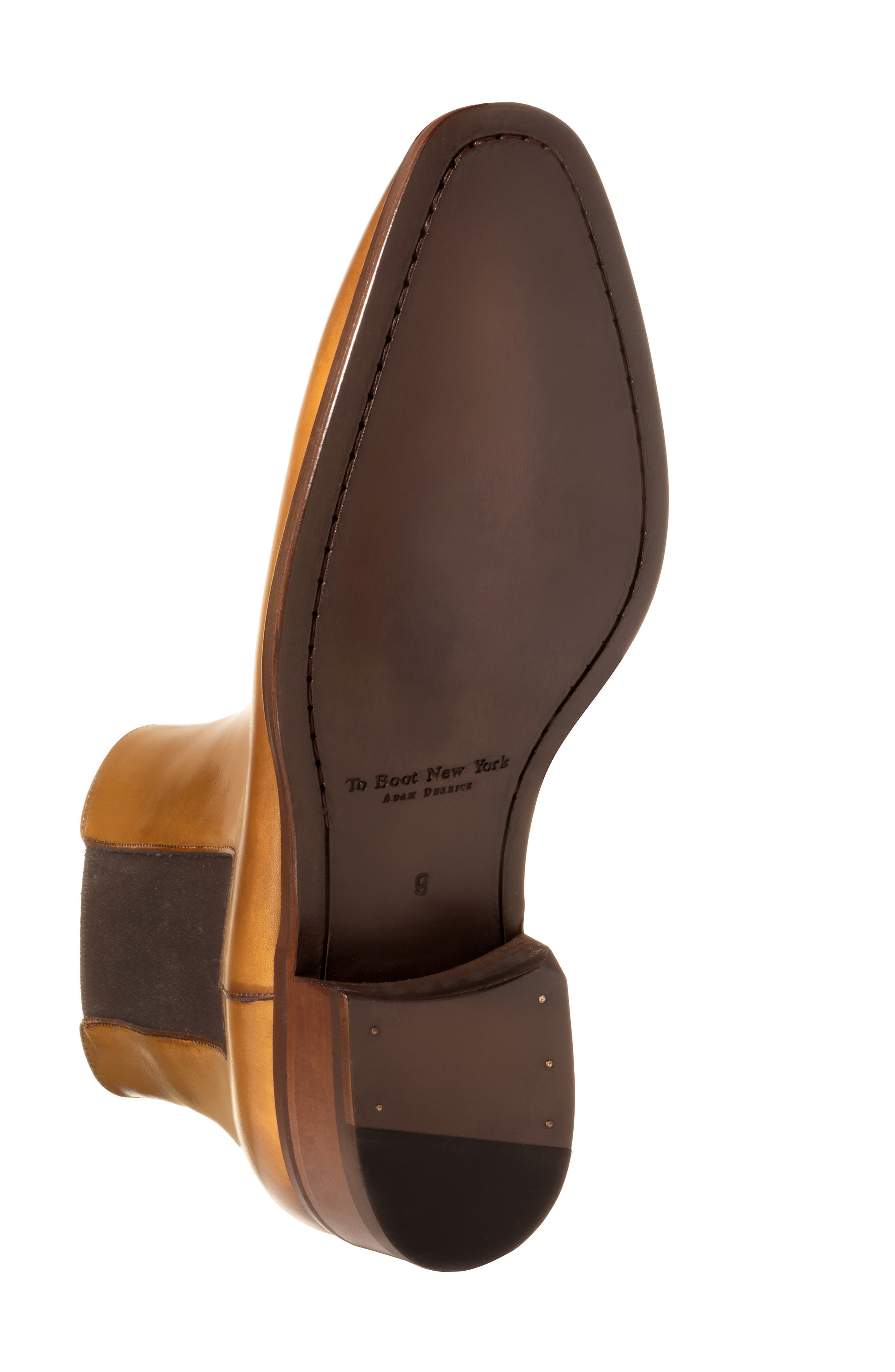 TO BOOT NEW YORK Erikson Plain Toe Chelsea Boot, Alternate, color, Crust Tabacco