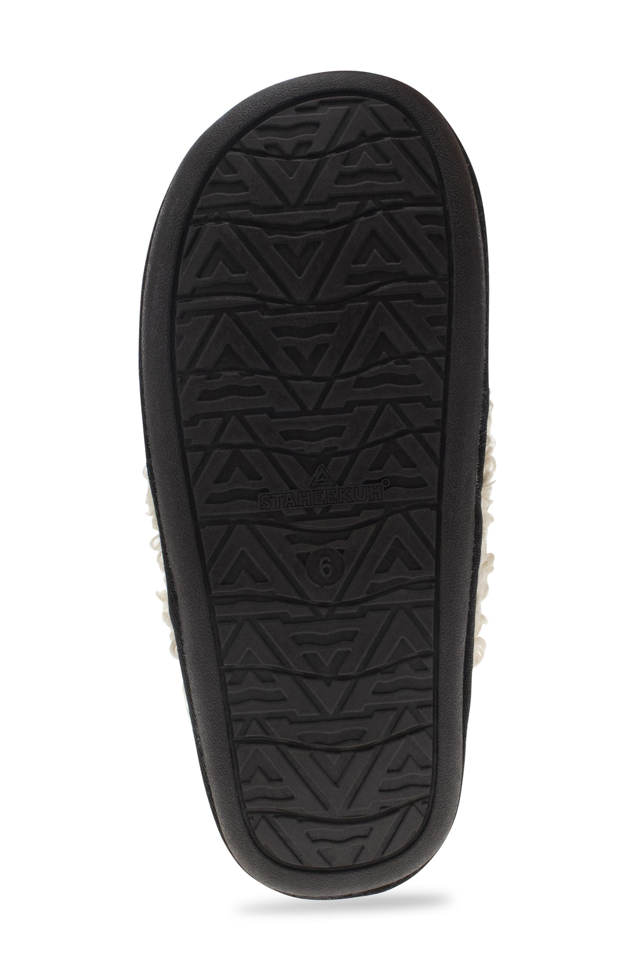 Clemson Faux Shearling Slipper, Alternate, color, NATURAL