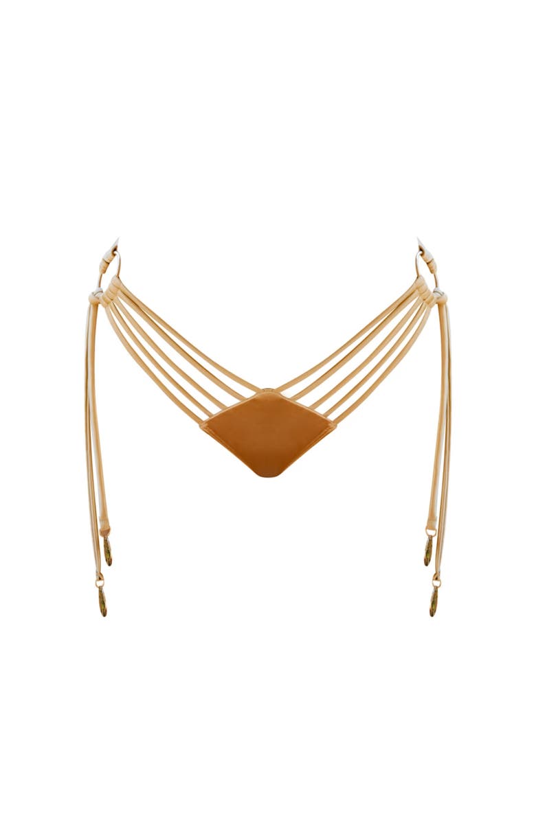 Ivy Swimwear Aurora Bikini Bottom, Main, color, Gold