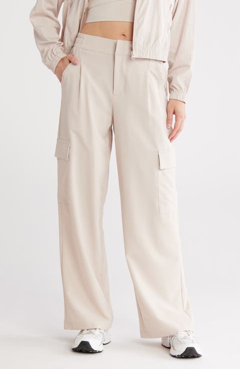 High Waist Wide Leg Cargo Pants