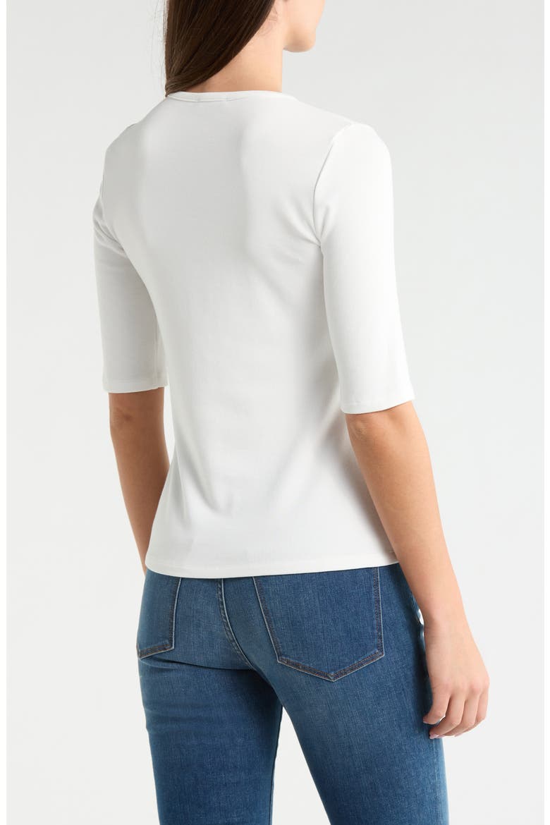 Rib Henley, Alternate, color, OPTIC WHITE