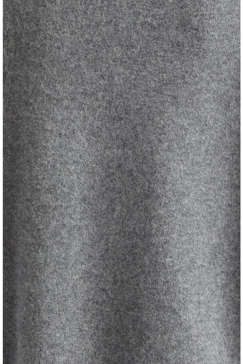 Tristan Loose Fit Mercerized Wool & Yak Hair Blend Sweater, Alternate, color, ANTHRACITE MELANGE