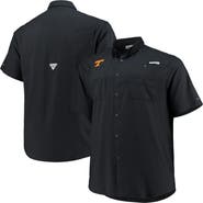 Columbia Men's Columbia Black Tennessee Volunteers Big & Tall Tamiami Omni-Shade Button-Down Shirt