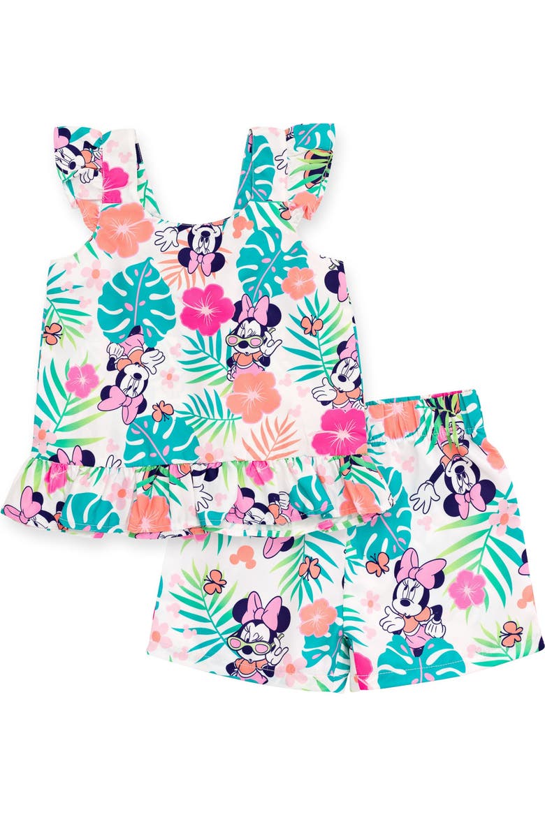 Minnie Mouse 2-Piece Sleeveless Tank Top and Shorts Set, Main, color, Minnie Mouse Pink