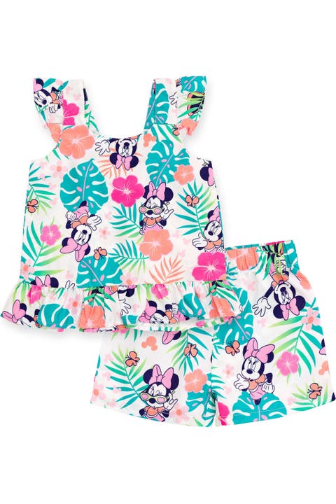 Minnie Mouse 2-Piece Sleeveless Tank Top and Shorts Set