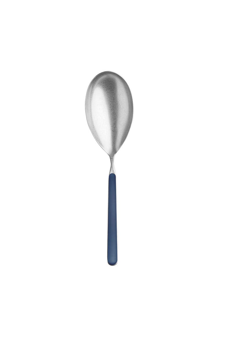 Fantasia Pewter Risotto Spoon, Main, color, Cobalt
