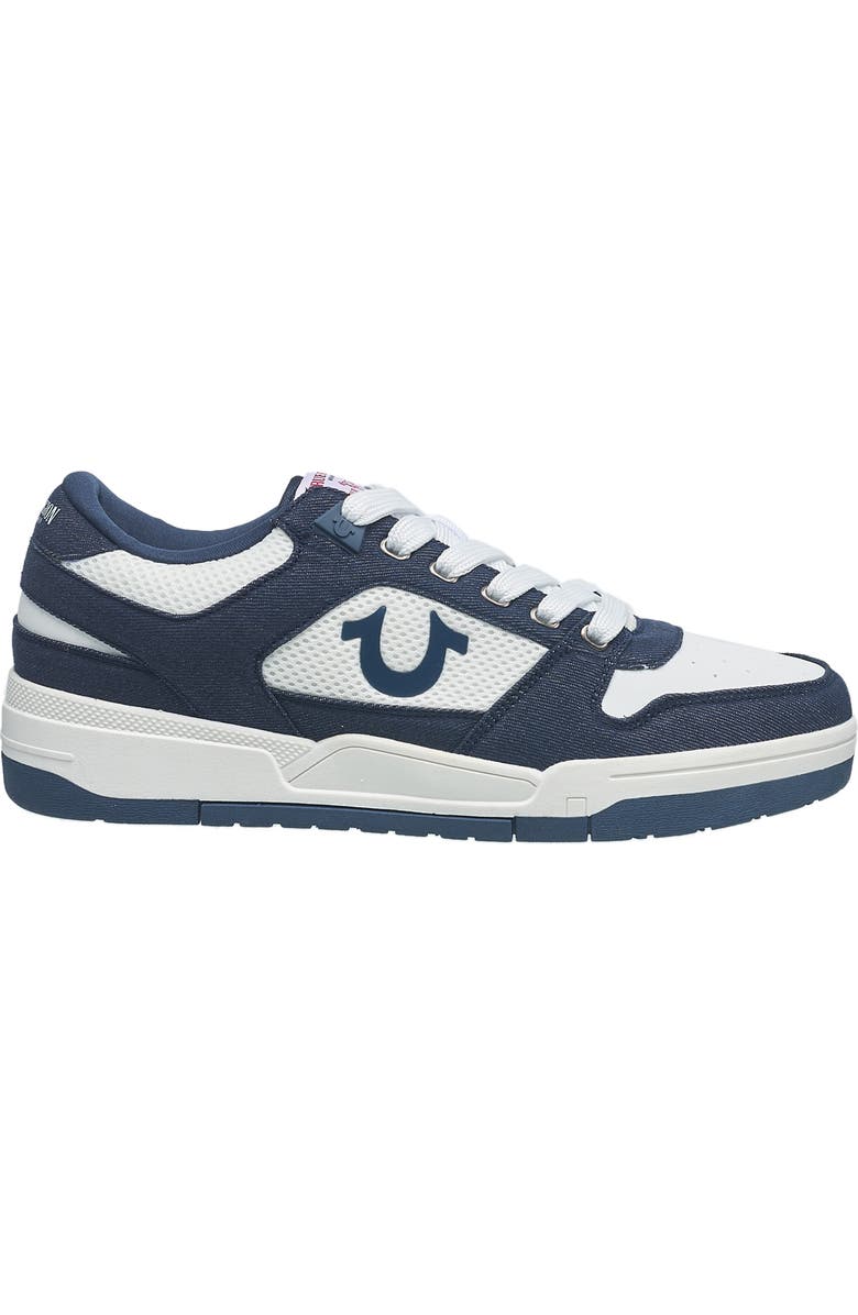 True Religion Men's Travis Court Sneaker, Alternate, color, Blue