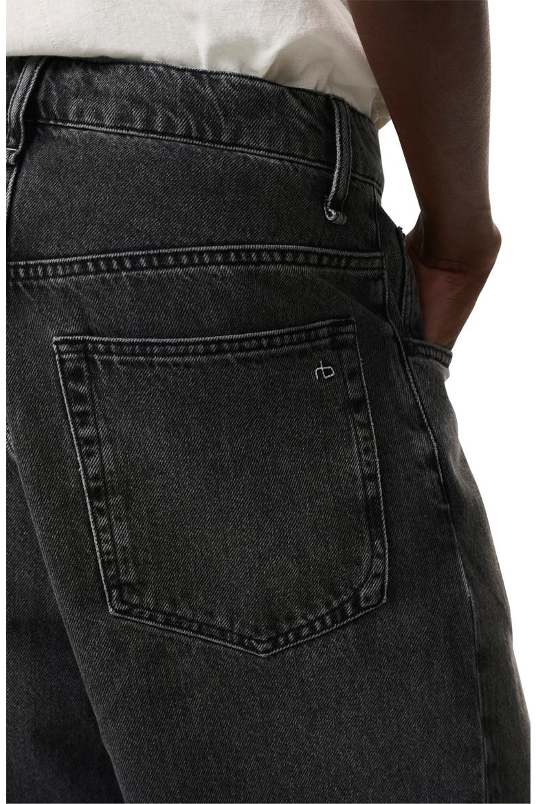 RB Baggy Authentic Rigid Straight Leg Jeans, Alternate, color, ONYX