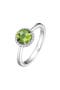  August Peridot / Silver