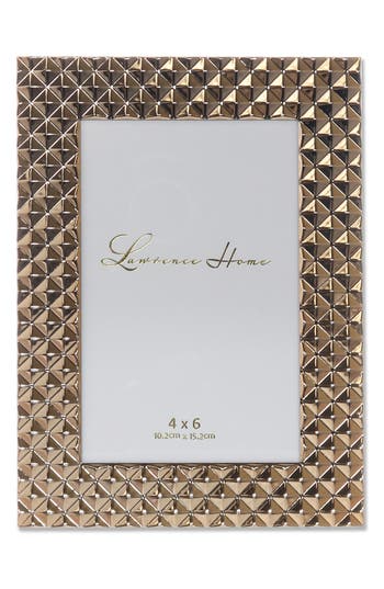 Lawrence Frames Polished Gold Pyramid Picture Frame In Gold