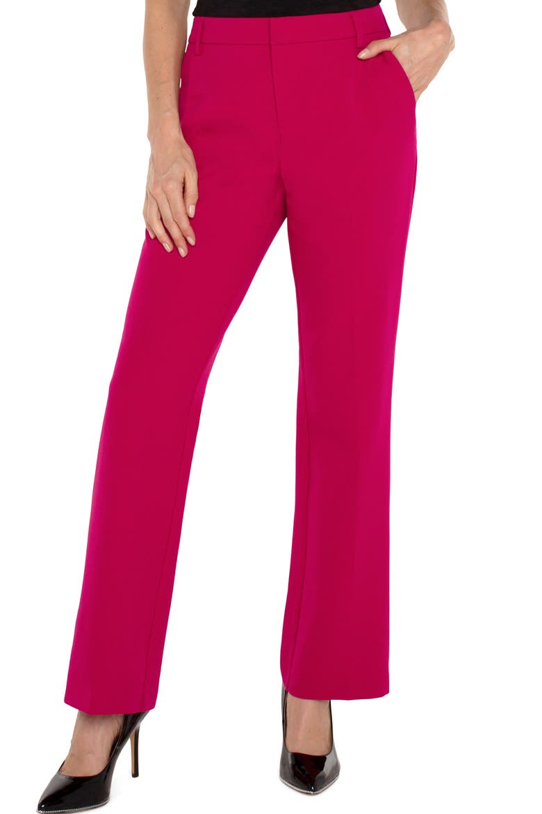 Kelsey Flare Stretch Suiting Pants, Main, color, STAR RUBY