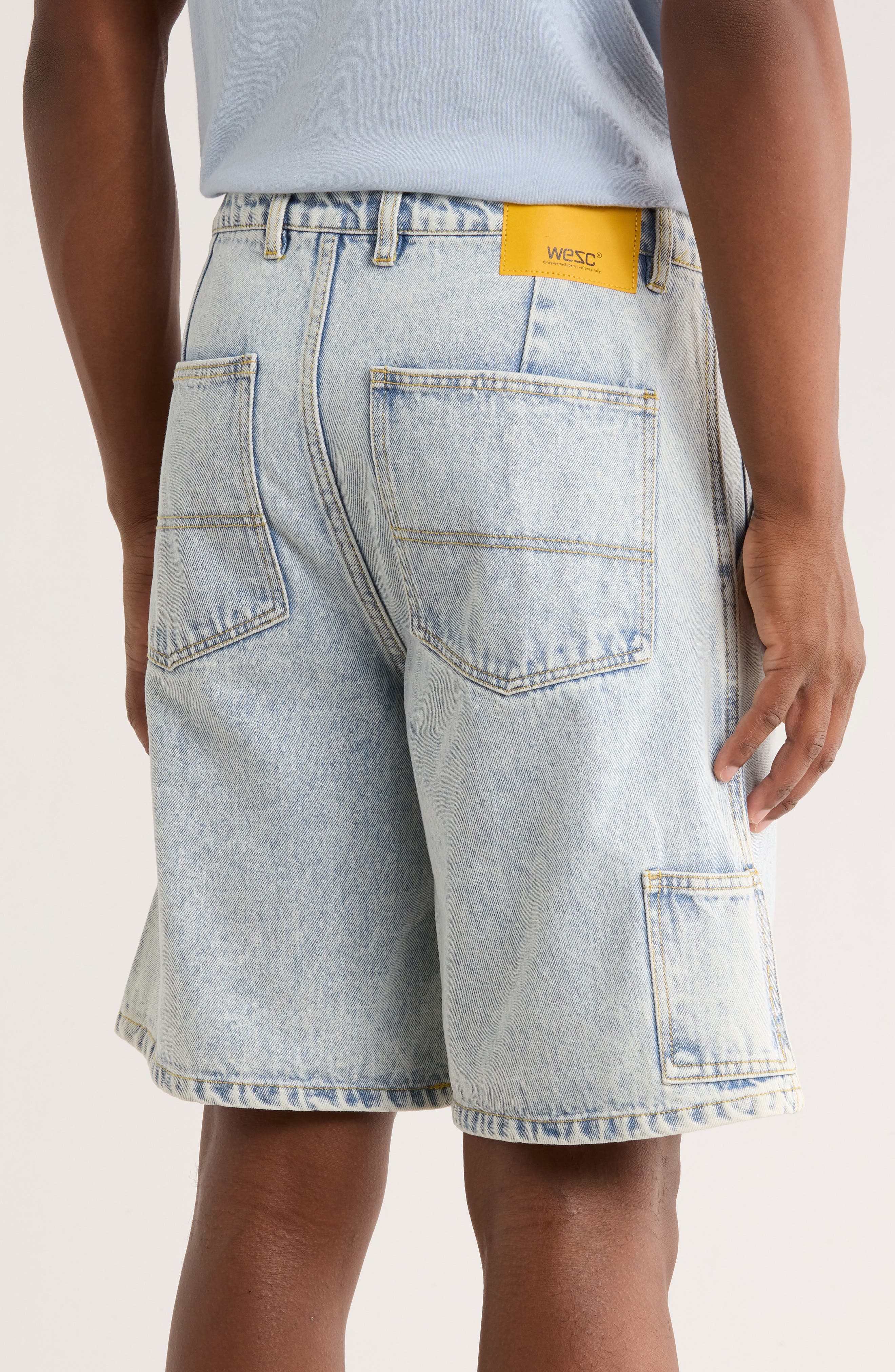 Denim Carpenter Jorts - image 2