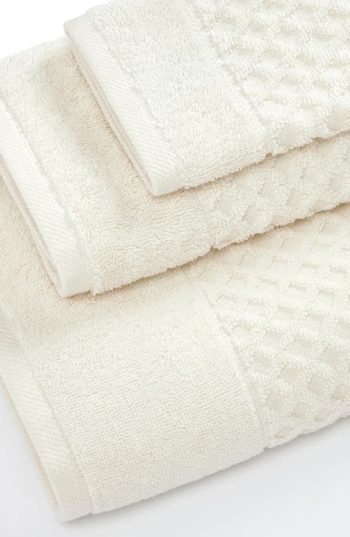 Woven & Weft Diamond 2-pack Bath Towel Set In White