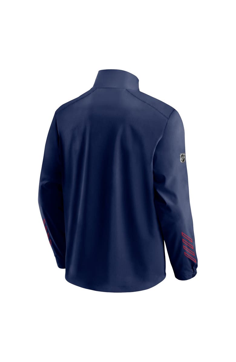 FANATICS Men's Fanatics Branded Navy Washington Capitals Authentic Pro Locker Room Rinkside Full-Zip Jacket, Alternate, color, 