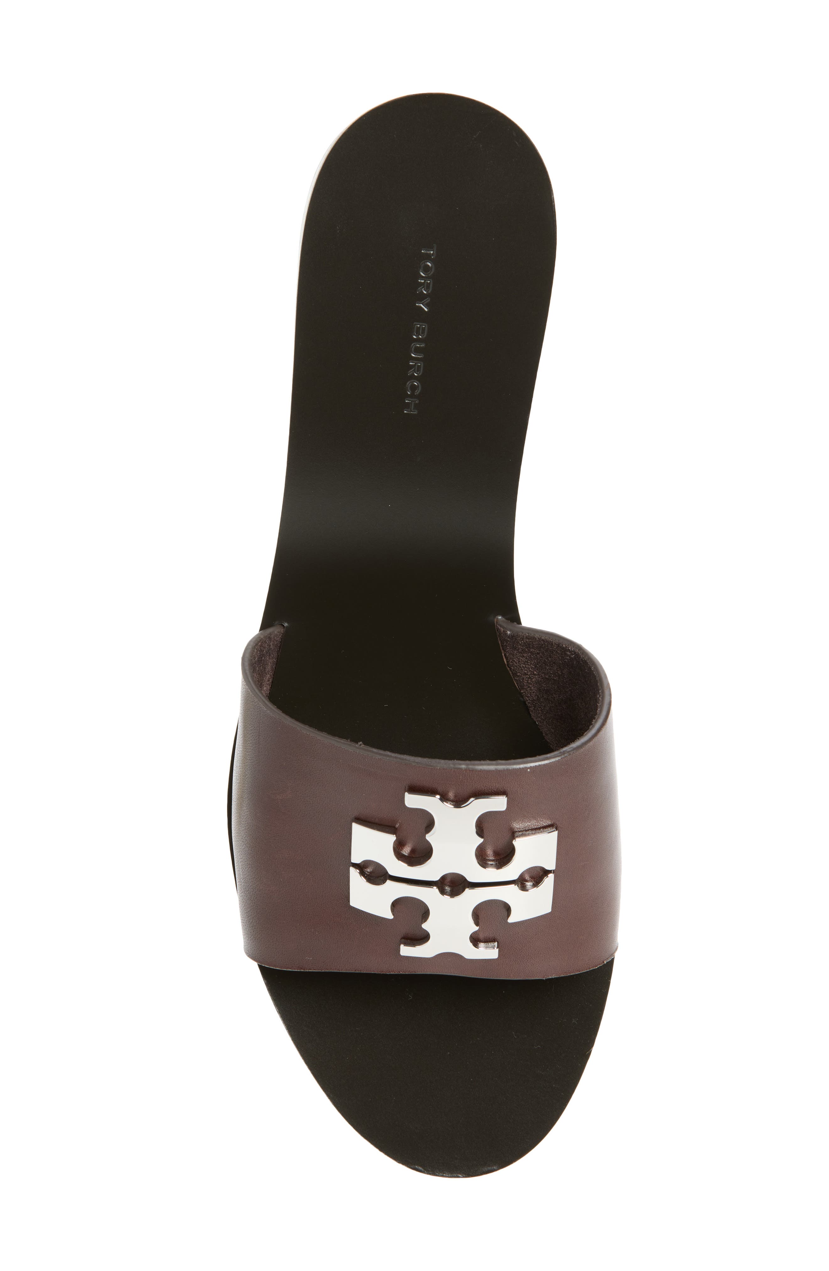 Tory Burch Charlie Wedge Slide Sandal, Alternate, color, T Moro