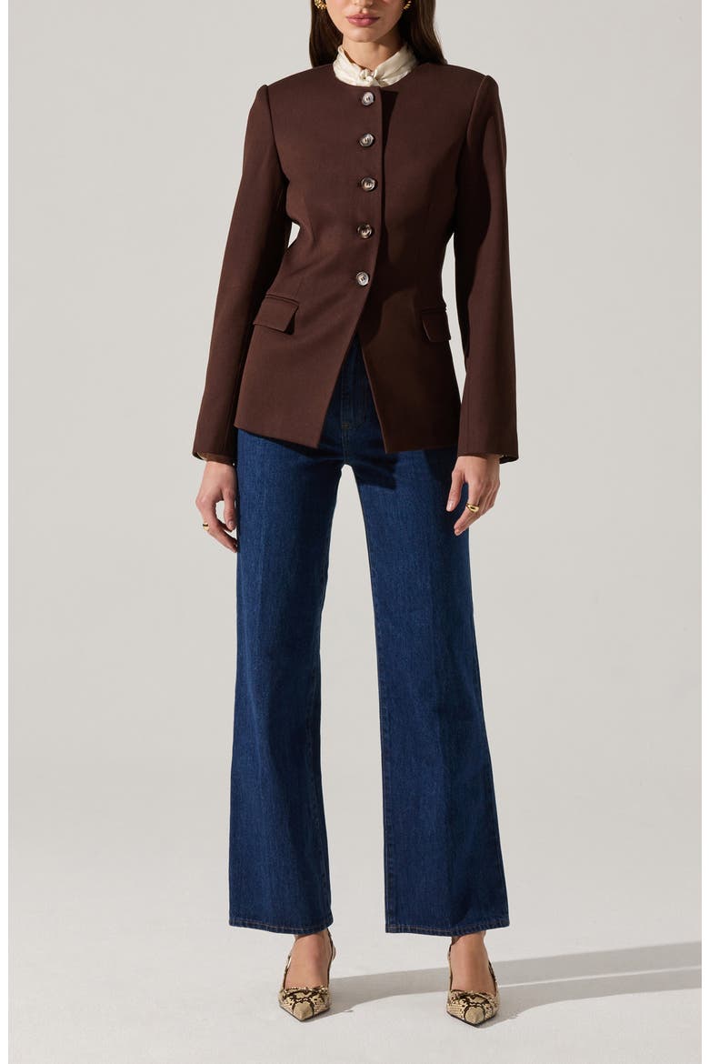 Bellemere Jacket, Alternate, color, BROWN
