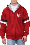 G-III SPORTS BY CARL BANKS Men's G-III Sports by Carl Banks Red Atlanta Hawks Contender Full-Zip Hoodie Jacket