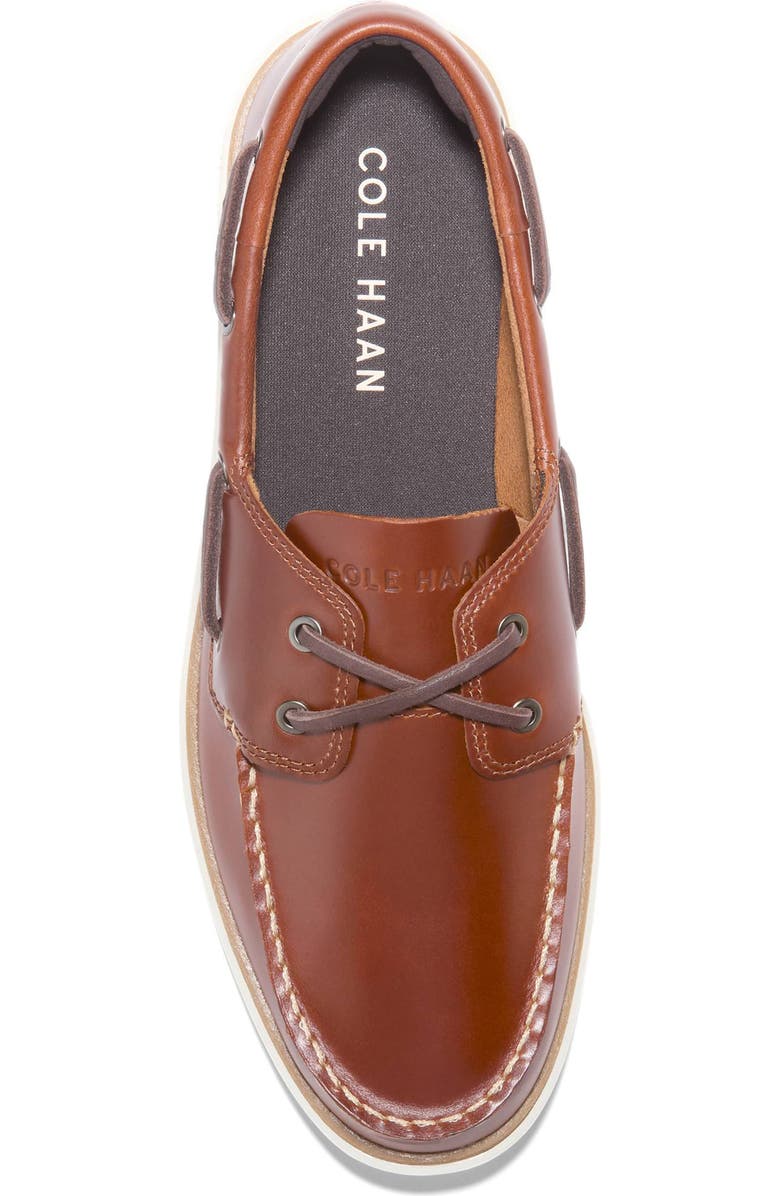 Cole Haan Grand Crosscourt Boat Shoe, Alternate, color, British Tan/Dark Chocolate