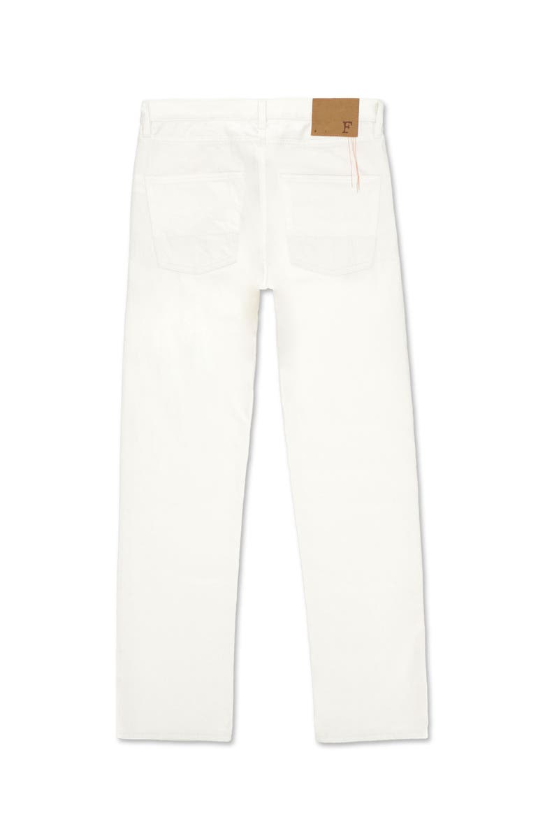 Fortela 356 Jaky Japan Selvedge 5-Pocket Regular Fit White Denim, Alternate, color, Off White