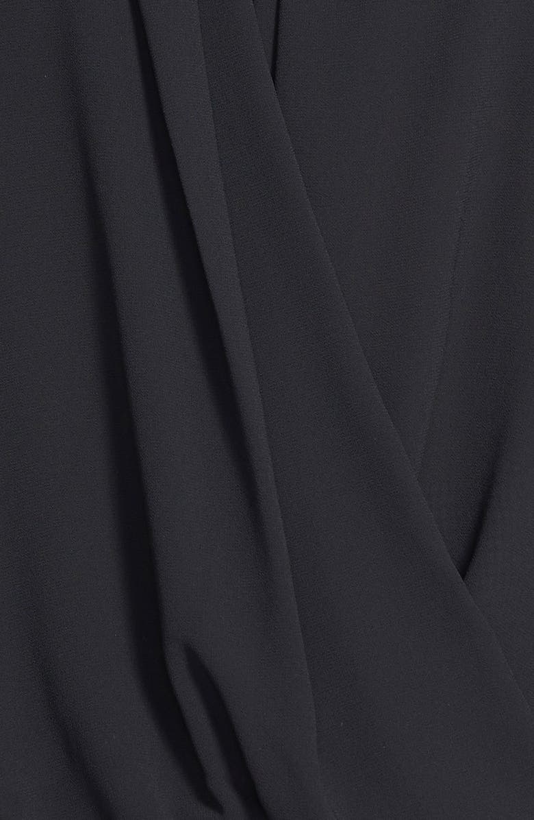 June & Hudson Asymmetrical Drape Front High/Low Top, Alternate, color, 