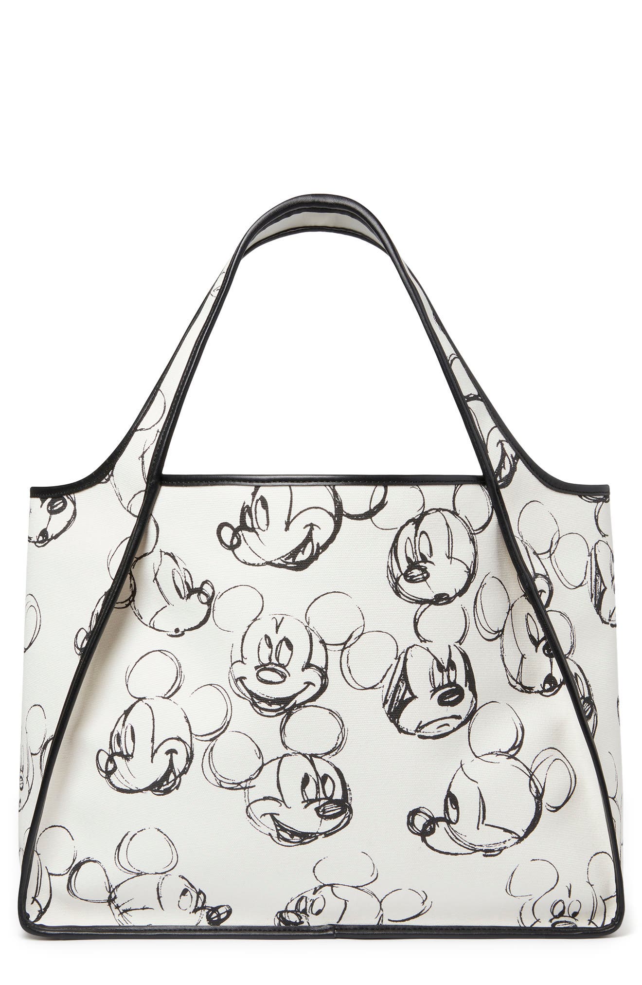 Stella McCartney x Disney Fantasia Mickey Print Cotton Tote, Alternate, color, 