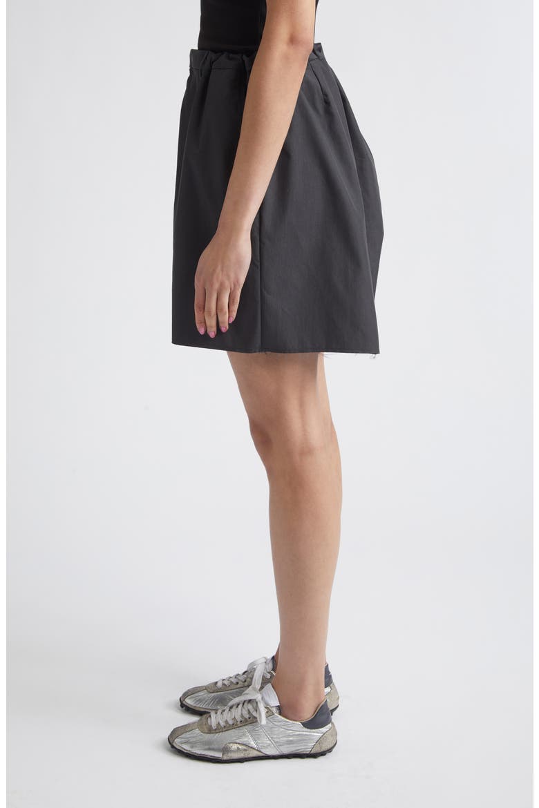 Raw Hem Wide Leg Shorts, Alternate, color, ANTHRACITE GREY