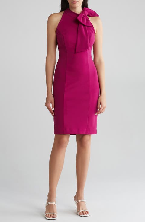 Neck Tie Sleeveless Dress