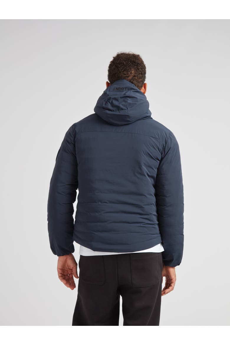 Cosmos Long Sleeve Hooded Jacket, Alternate, color, NAVY