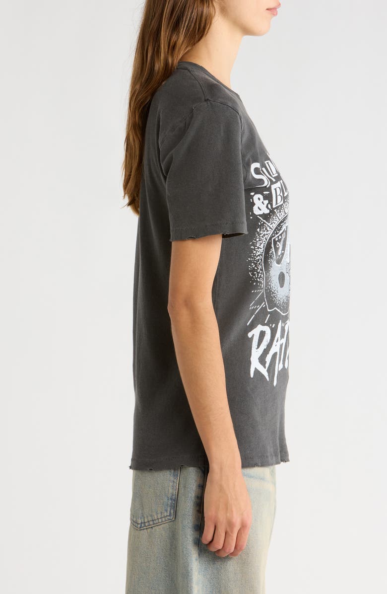 Junk Food Raiders Graphic T-Shirt, Alternate, color, True Black