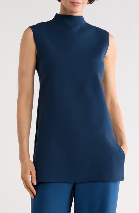 Matte Crepe Sleeveless Top
