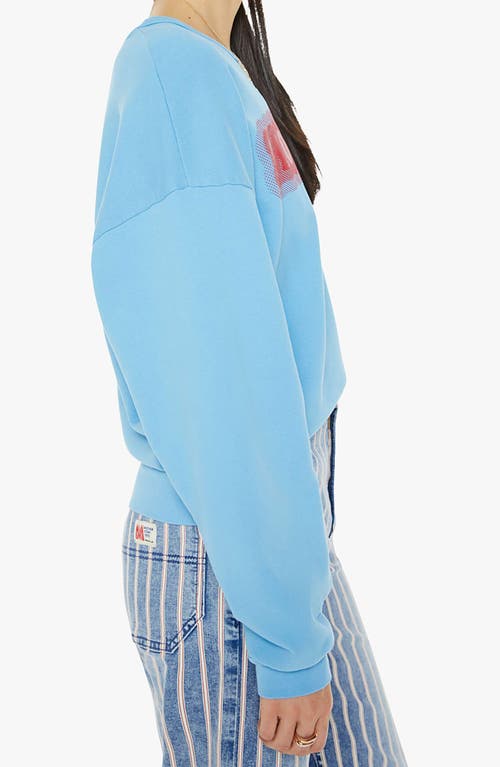 Mother California Coast Sweatshirt In Blue