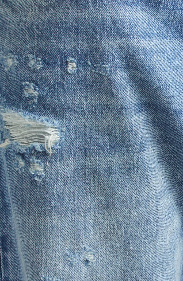 R13 Distressed Boyfriend Jeans, Alternate, color, Bain W Rips