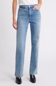 FRAME The Ruler High Waist Straight Leg Jeans
