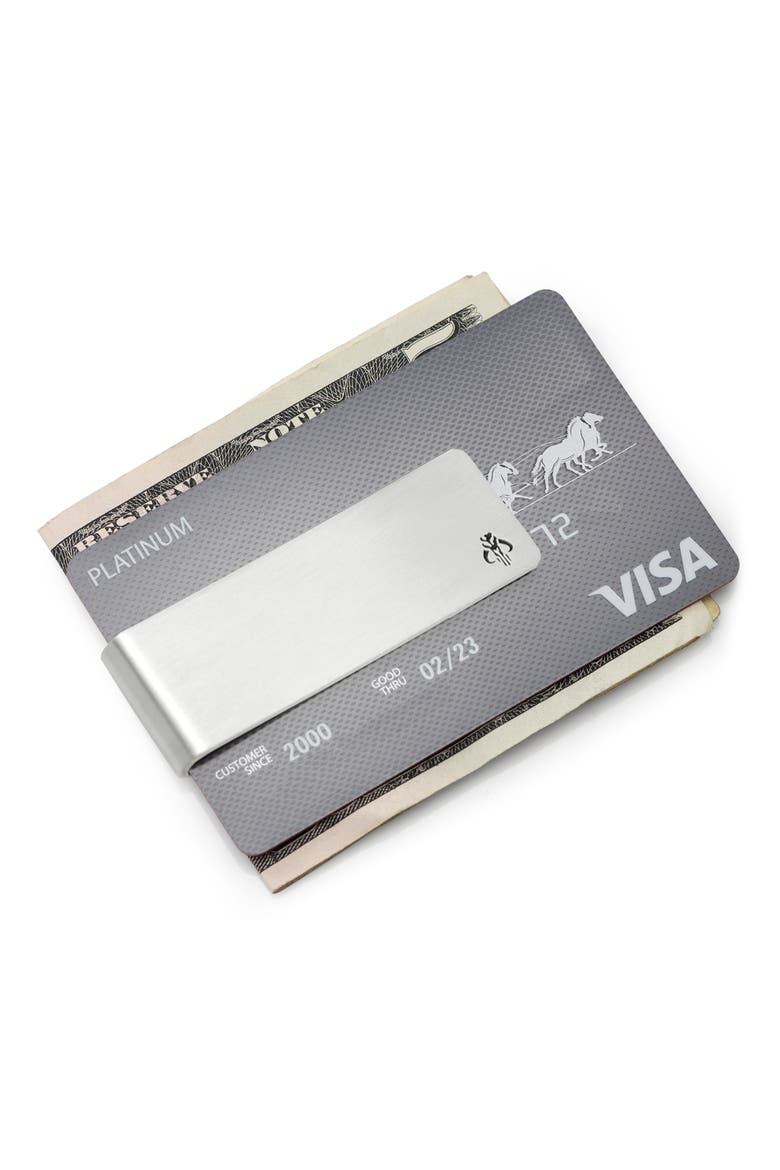 Mythosaur Money Clip, Alternate, color, SILVER
