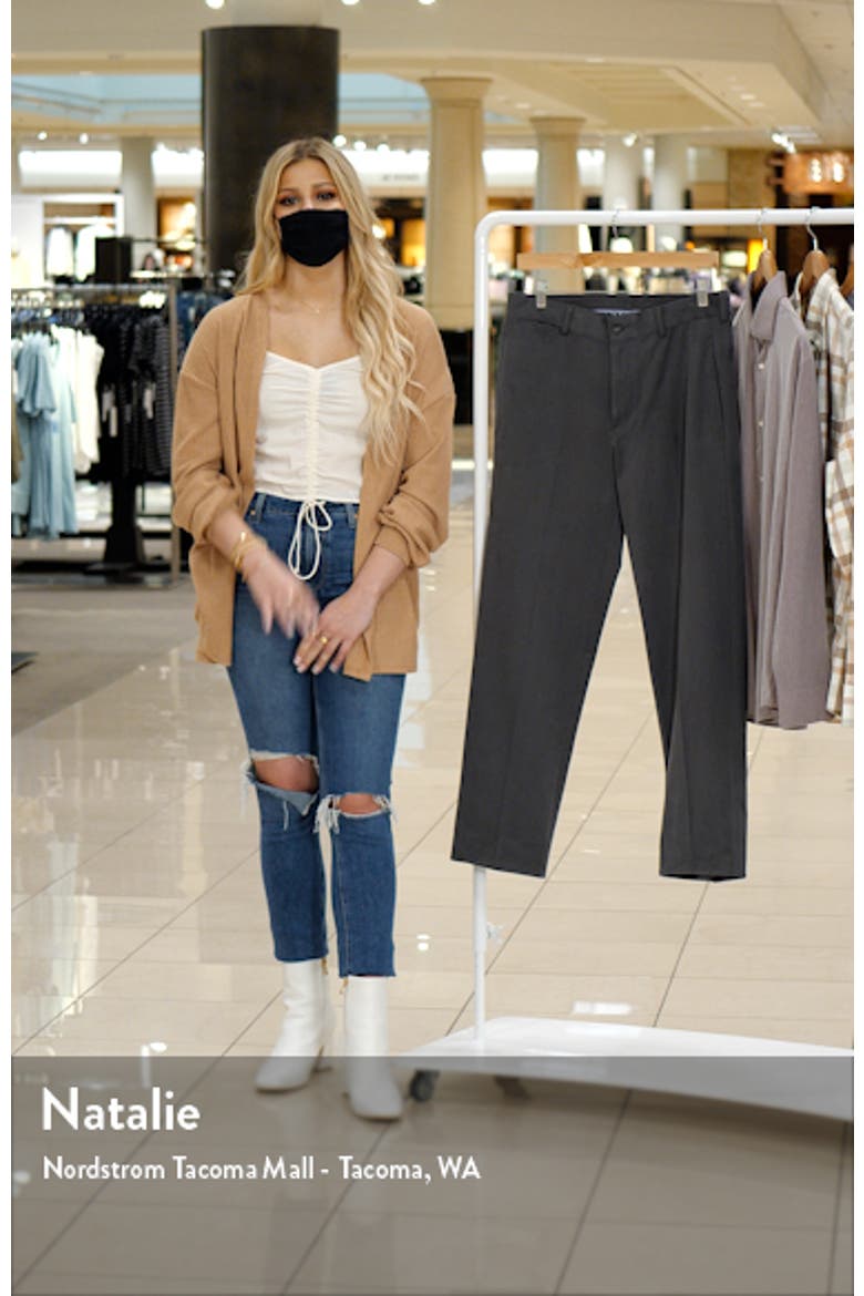 Charleston Khakis Flat Front Brushed Stretch Twill Pants video