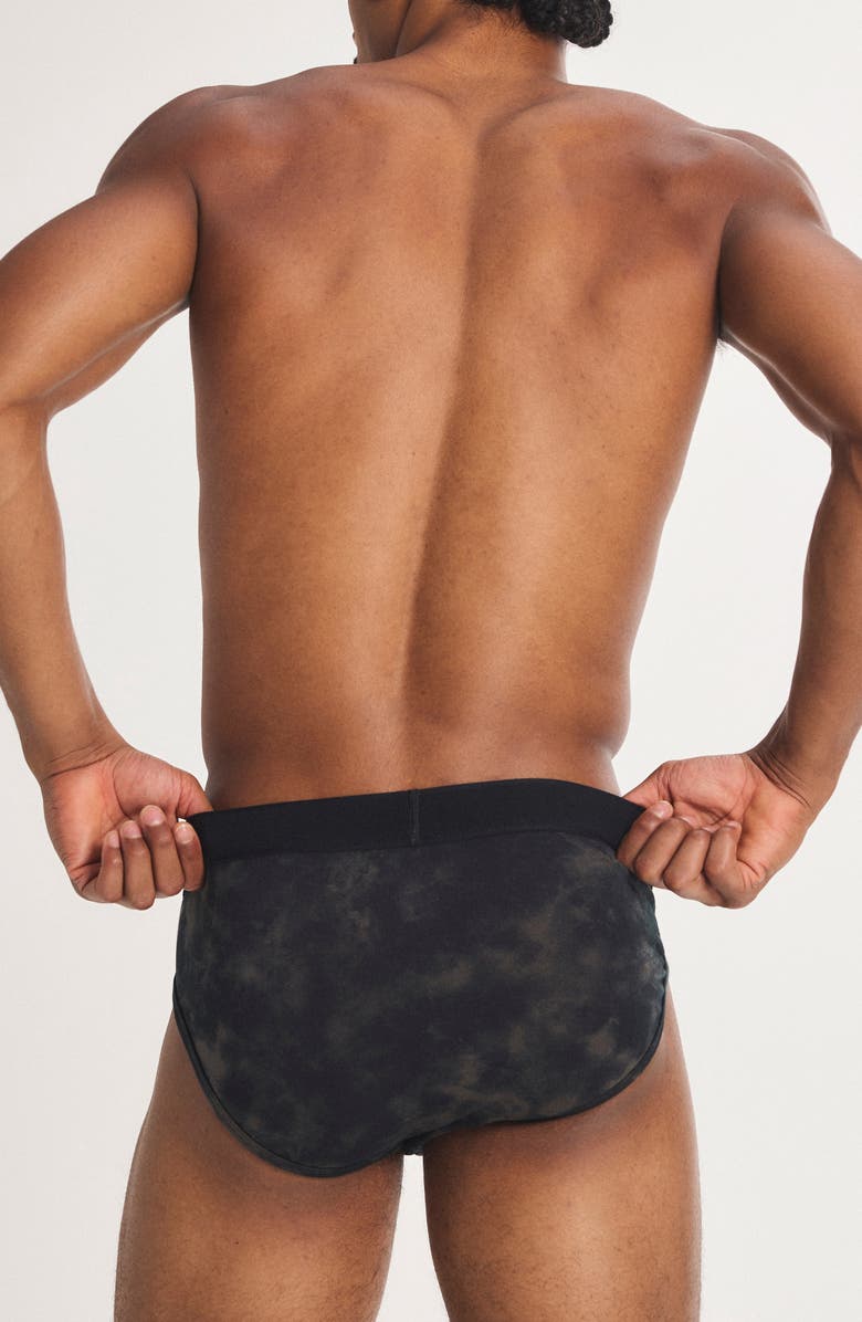 SAVAGE X FENTY Savage X Briefs, Alternate, color, Black Caviar Diffused Camo