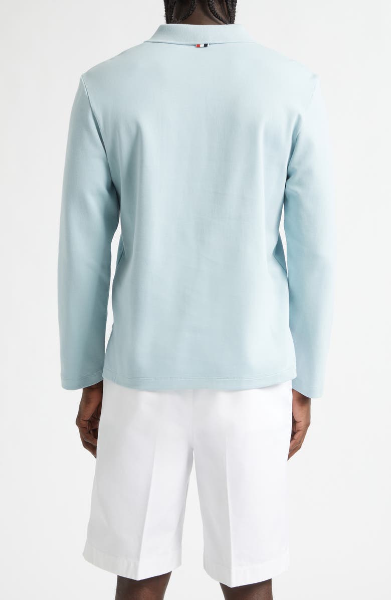 Thom Browne Cotton Jersey Pocket T-Shirt, Alternate, color, Light Blue