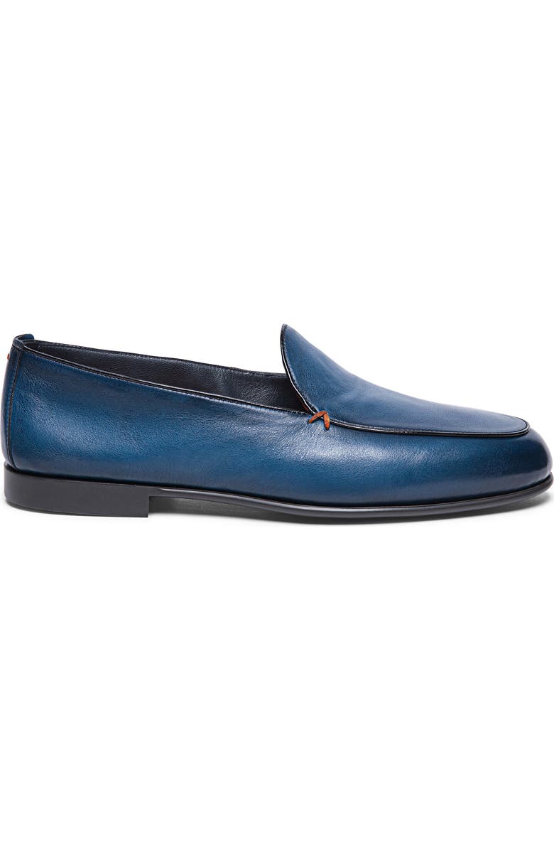 Santoni Vibe Loafer, Alternate, color, Blue
