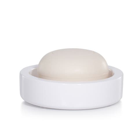 Domus White Gloss Soap Dish