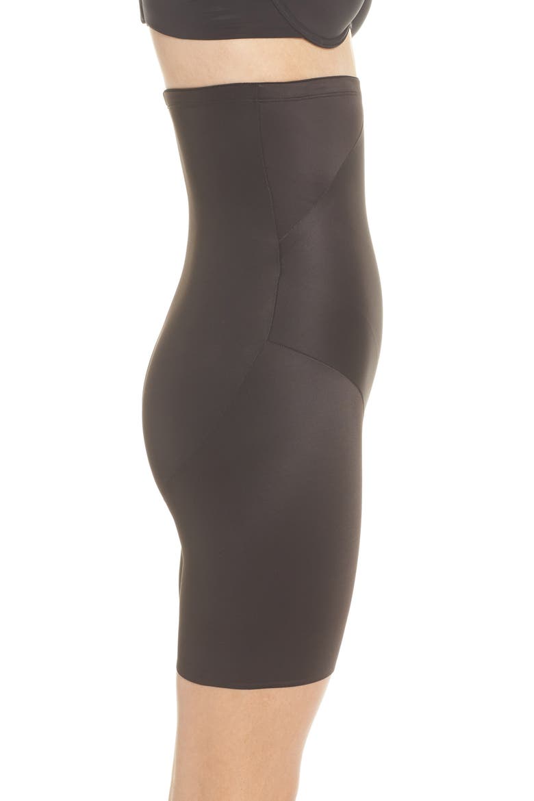 Tummy Tux High Waist Thigh Slimmer, Alternate, color, BLACK