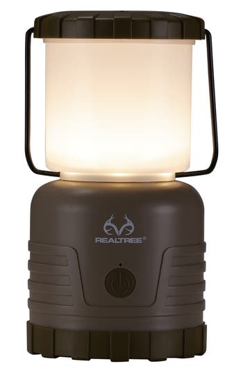 Real Tree Led Lantern In Green