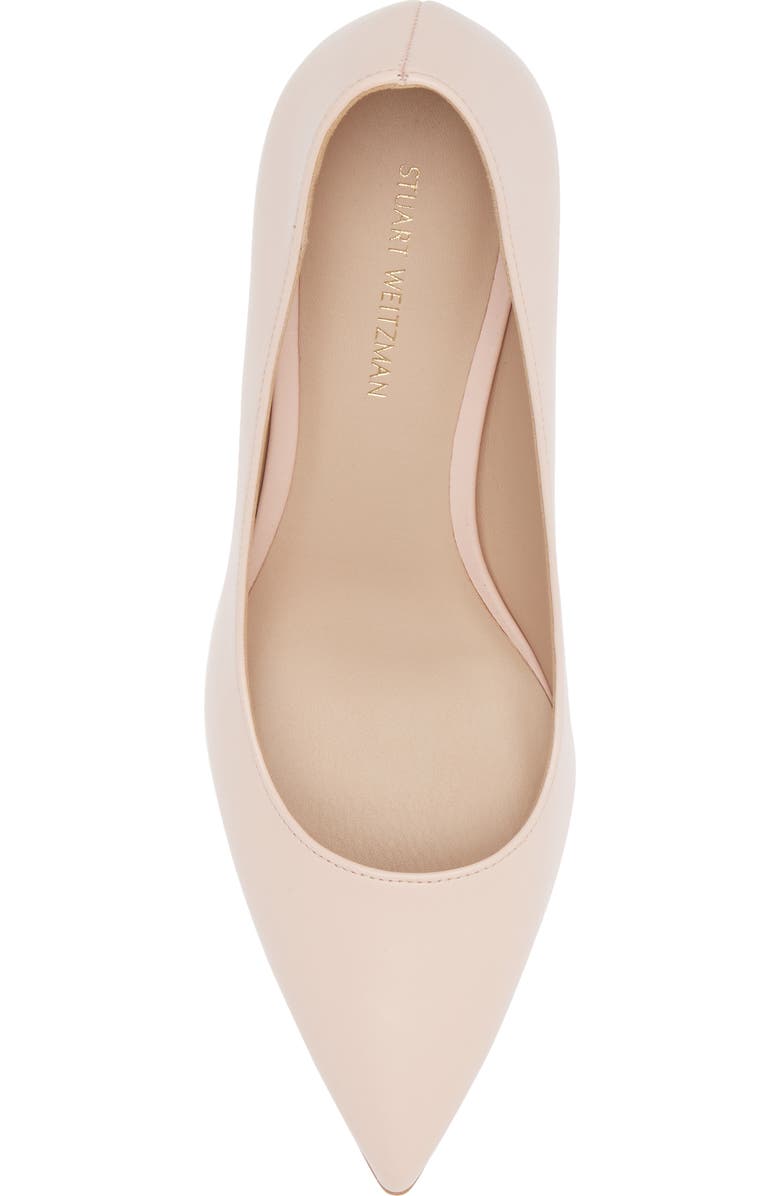 Stuart Weitzman Leigh 75 Pointed Toe Pump, Alternate, color, Rosewater