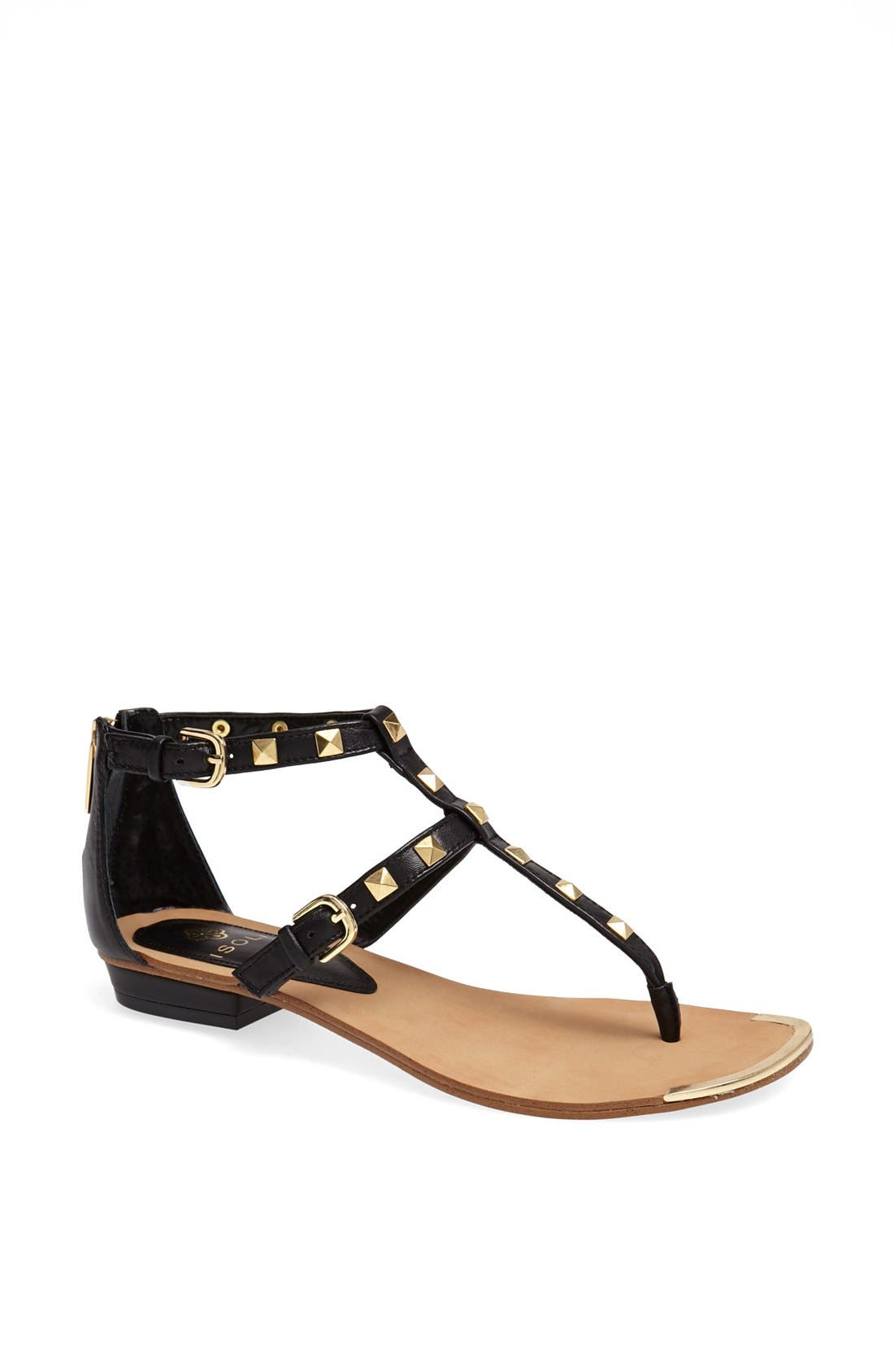 Isolá 'Adie' Studded Leather Thong Sandal, Main, color, 