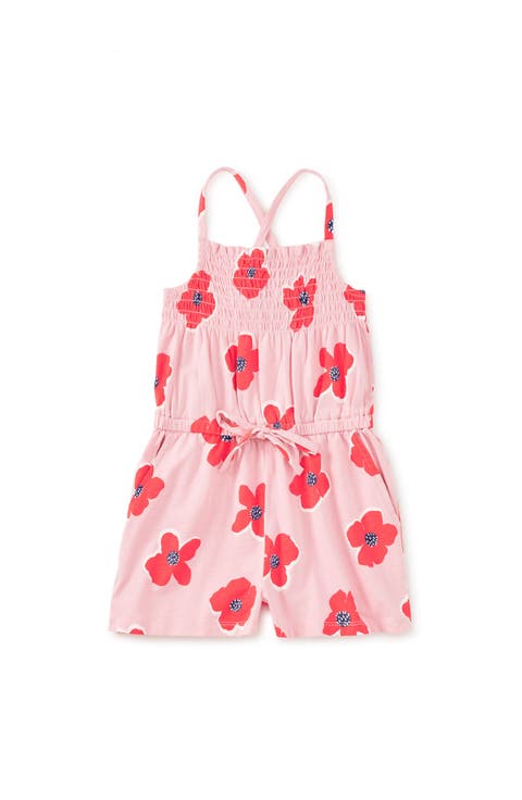 Smocked Strappy Romper