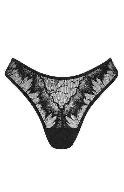The Thong  Floral Lace