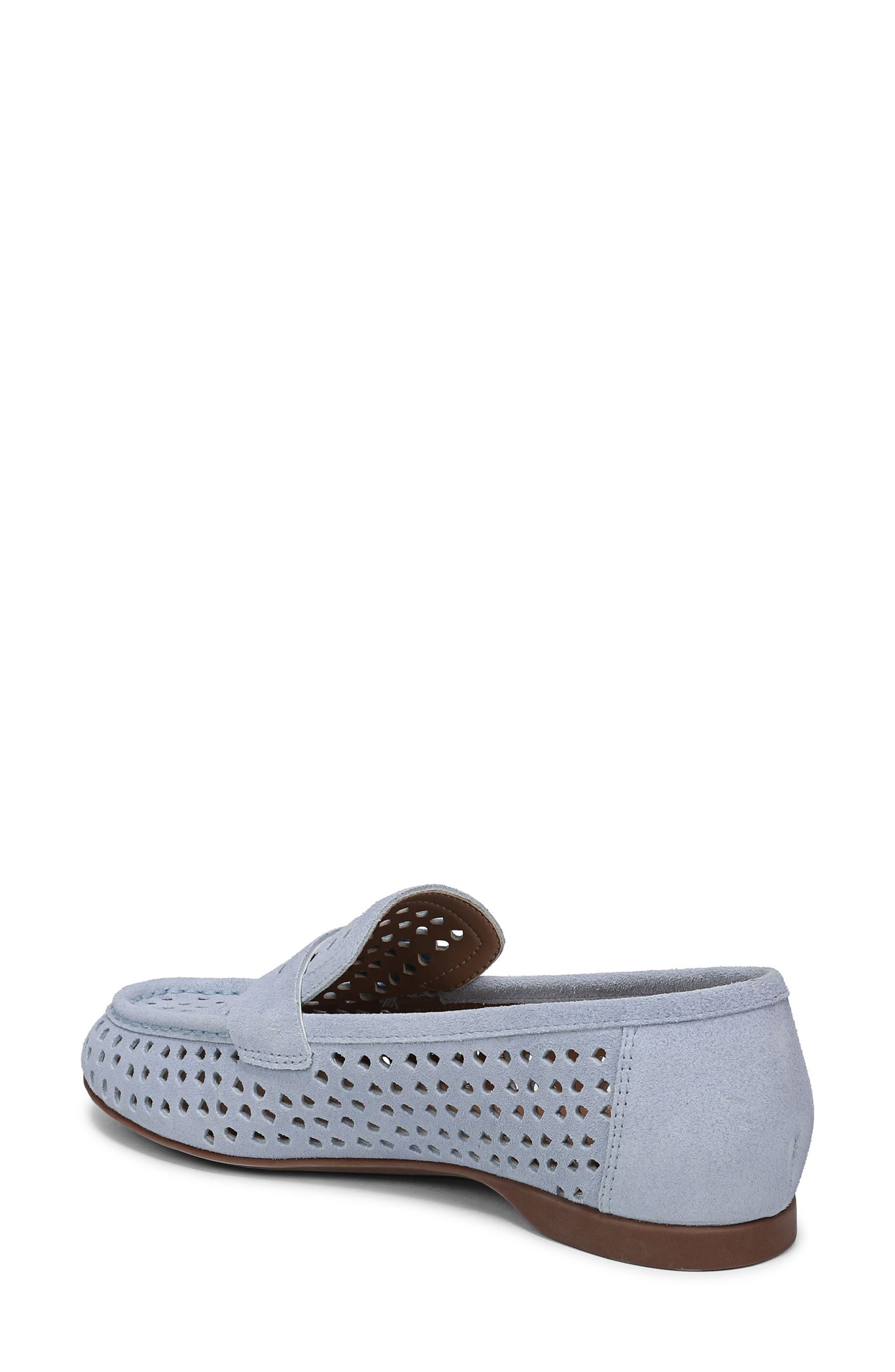 Bloom Perforated Penny Loafer, Alternate, color, ICE BLUE