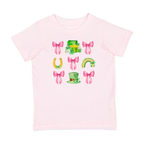 Lucky Bow St. Patrick
s Day Short Sleeve T-Shirt