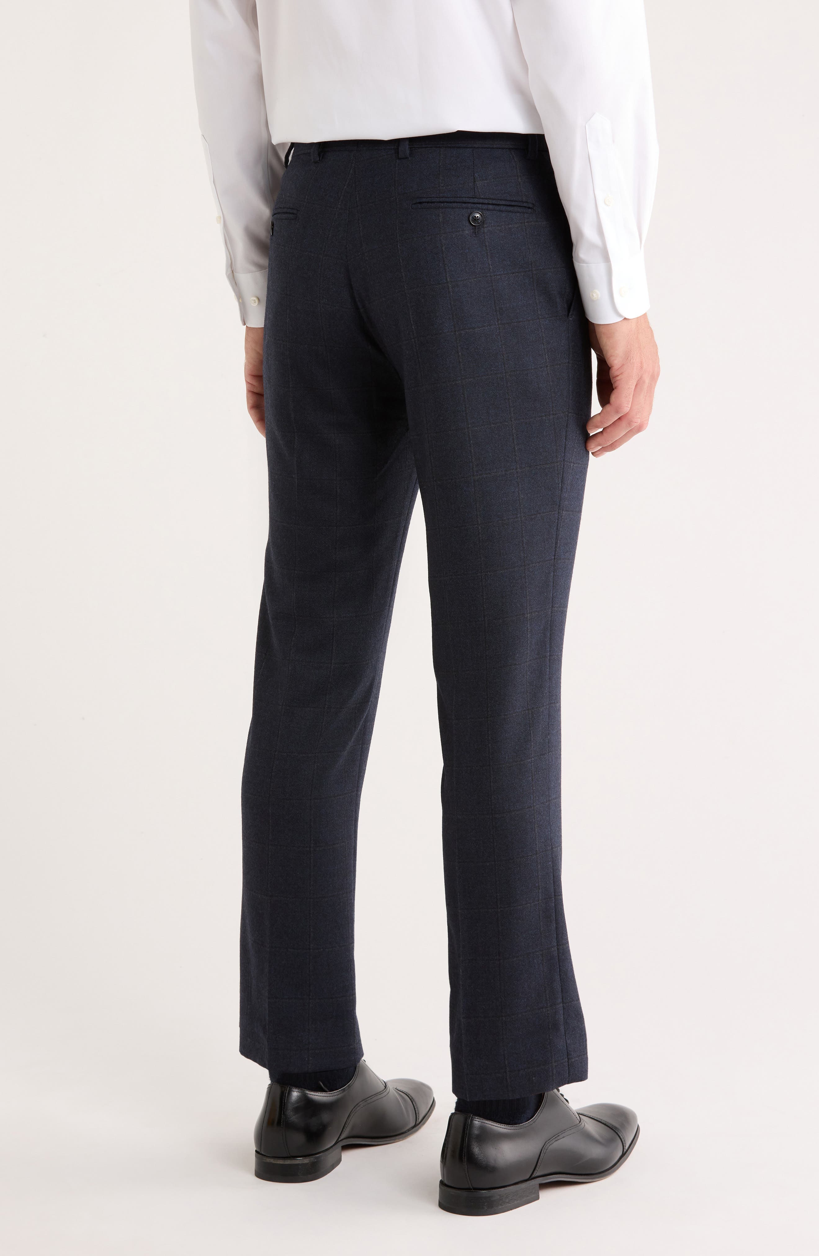 Plaid Wool Dress Pants - image 2